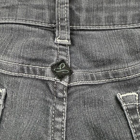 Prana Kayla Fitted Performance Jeans Gray Size 10 Organic Cotton Outdoor - Picture 10 of 10